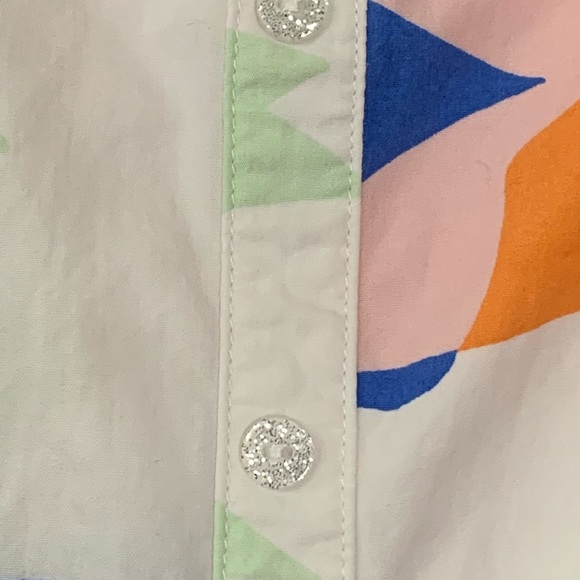 Catimini Paris Girls  Grapic Floral Print Dress size 12 - Picture 6 of 7